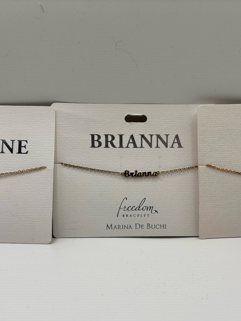 New- Name Bracelets By Marina De Buchi